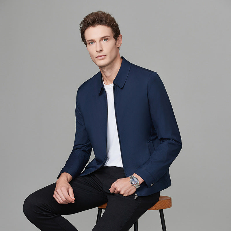 Men's Executive Jacket with Relaxed Fit