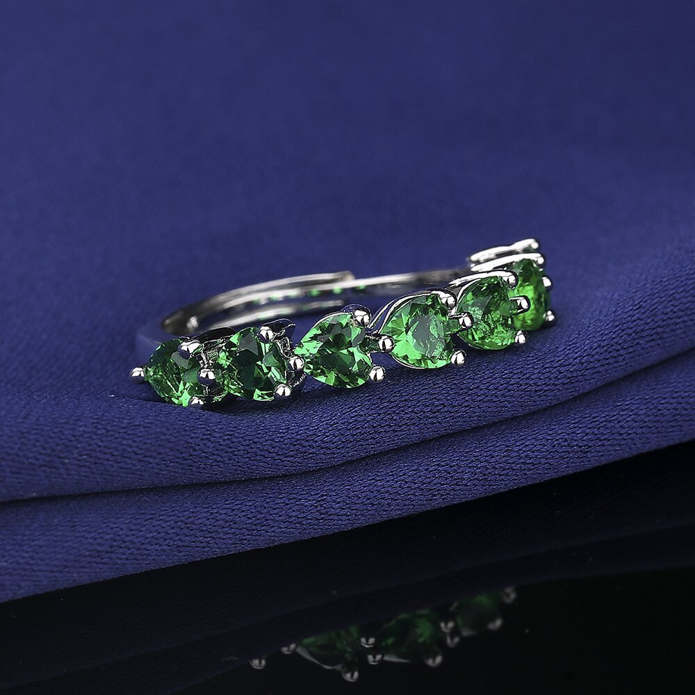 Affectionate Colorful Diamond Super-Shiny Zircon Heart-Shaped Ring For Women - Chilazexpress Ltd