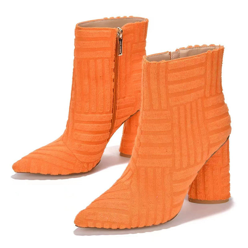 Heeled Boots For Women Fashion Pionted Toe Shoes - Chilazexpress Ltd