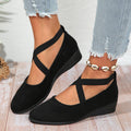 Pointed Toe Wedge Sports Casual Shoes For Women - Chilazexpress Ltd