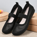 Casual Shoes For Women Flying Woven Women's Shoes Breathable Women Hollow Out Soft Bottom Mom Shoes - Chilazexpress Ltd