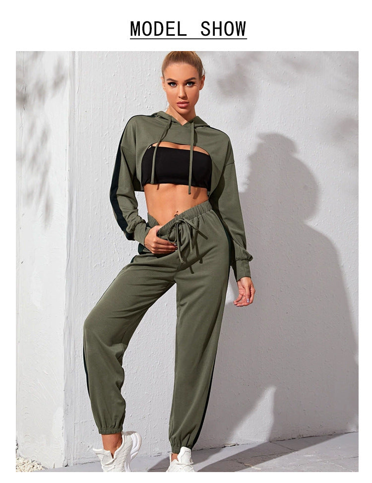 Fashion Loose Casual Sports Fitness Yoga Wear Suit - Chilazexpress Ltd