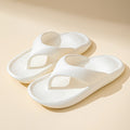 Solid Color Striped Texture Flip-Flops Slippers For Women Men Non-slip Wear-resistant House Shoes Summer Outdoor Beach Shoes Couple - Chilazexpress Ltd