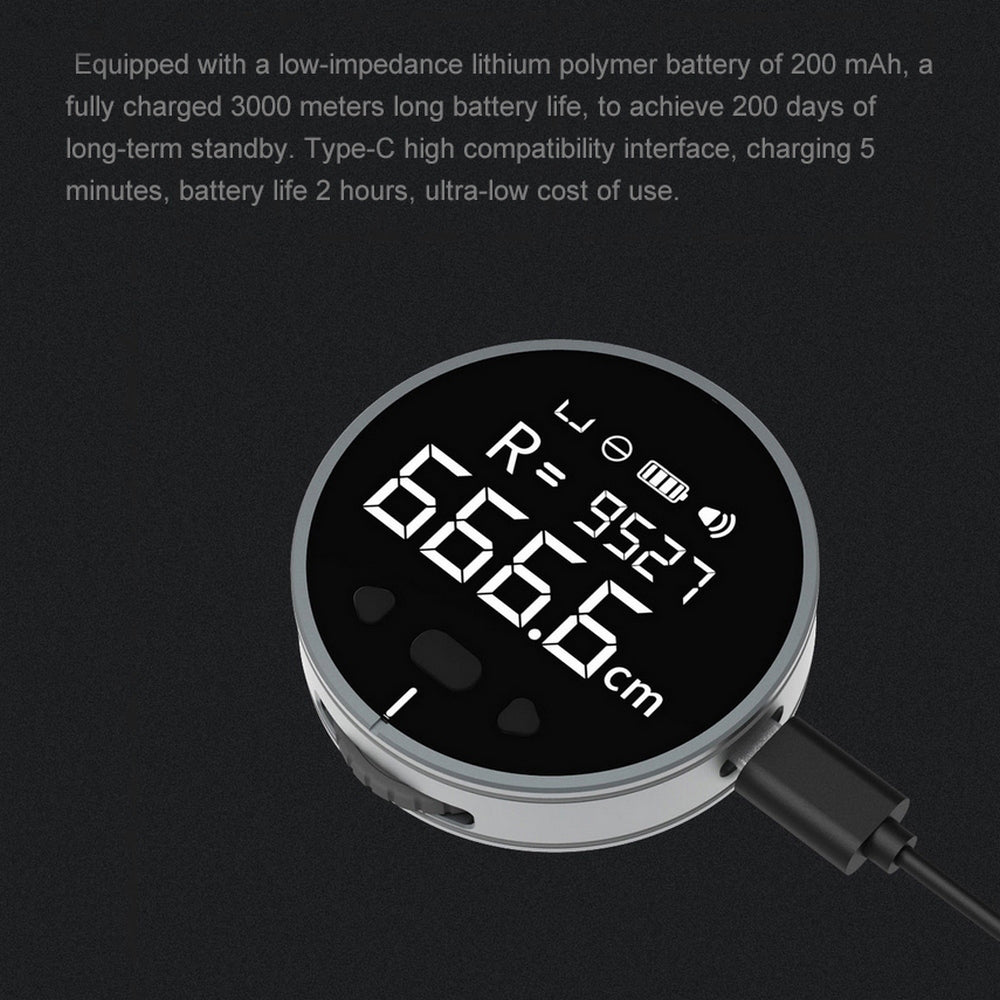 Distance Measuring Instrument Electronic Measuring Ruler Tape Measure High Definition Digital LCD High Precision Electronic Measuring Ruler Tool - Chilazexpress Ltd