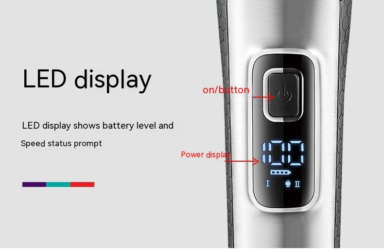 Washed LCD Digital Display New Rechargeable Floating Shaver - Chilazexpress Ltd