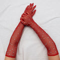 Fishing Net Hot Drill Finger Lace Gloves Clothing Accessories - Chilazexpress Ltd