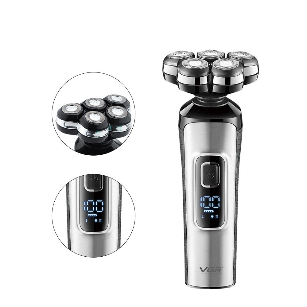 Washed LCD Digital Display New Rechargeable Floating Shaver - Chilazexpress Ltd