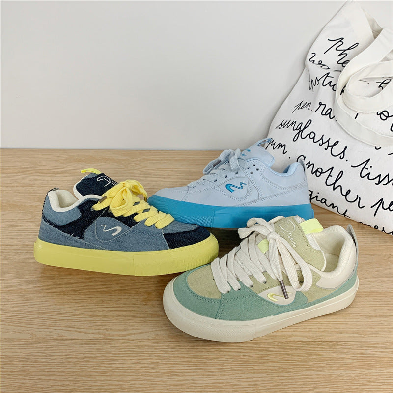 Versatile Thick Shoes Tongue Canvas Shoes For Women - Chilazexpress Ltd