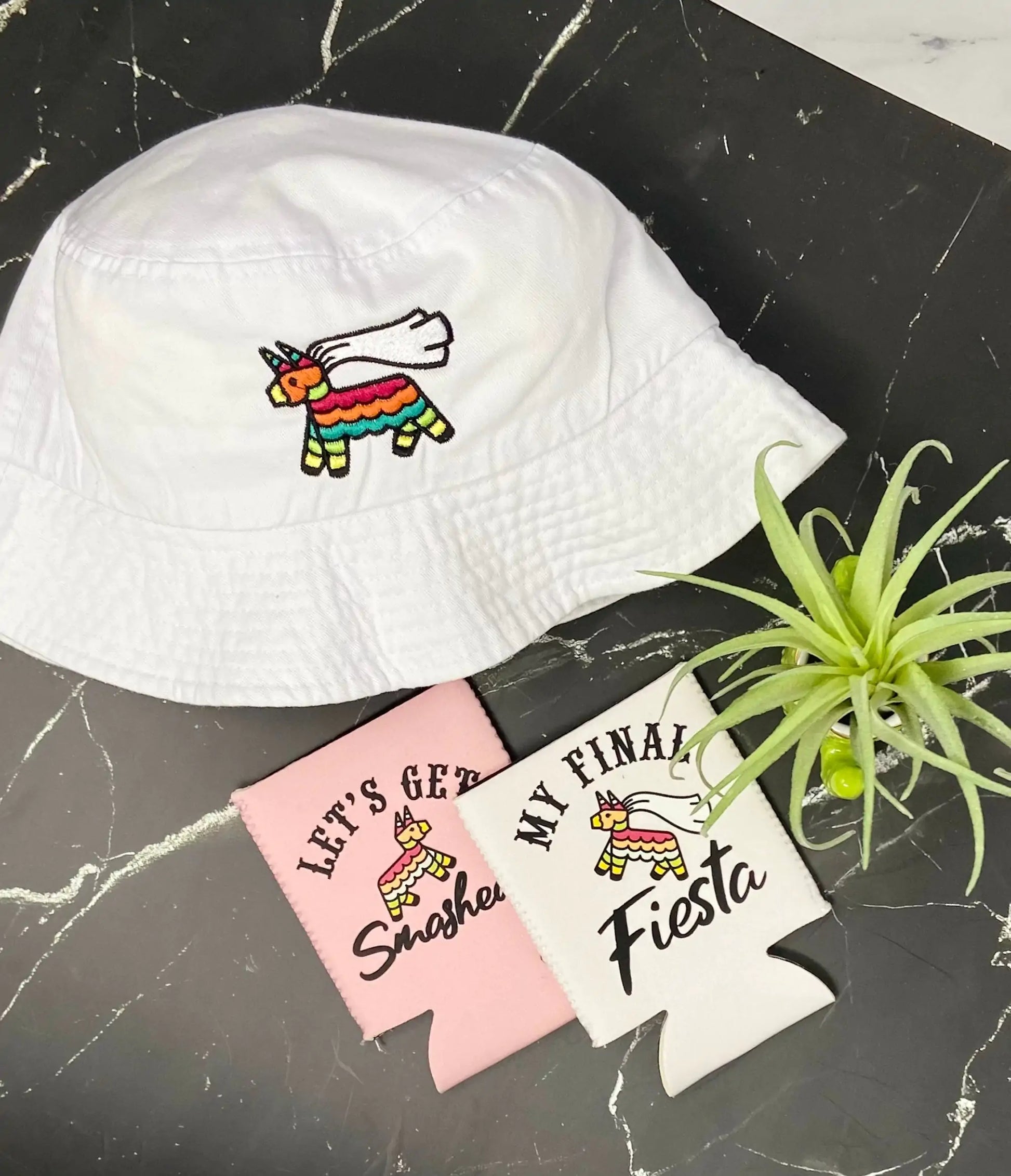 It's My Final Fiesta | Let's Get Smashed - Embroidered Bachelorette Party Dad Hats - Chilazexpress Ltd