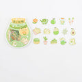Cute Cartoon Animal & Fruit PVC Sticker Pack (45 pcs) - Chilazexpress Ltd