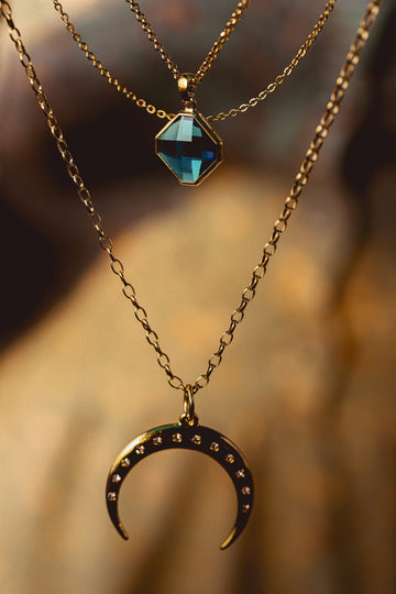 Layered Snake Bone Chain Necklace Set for Women