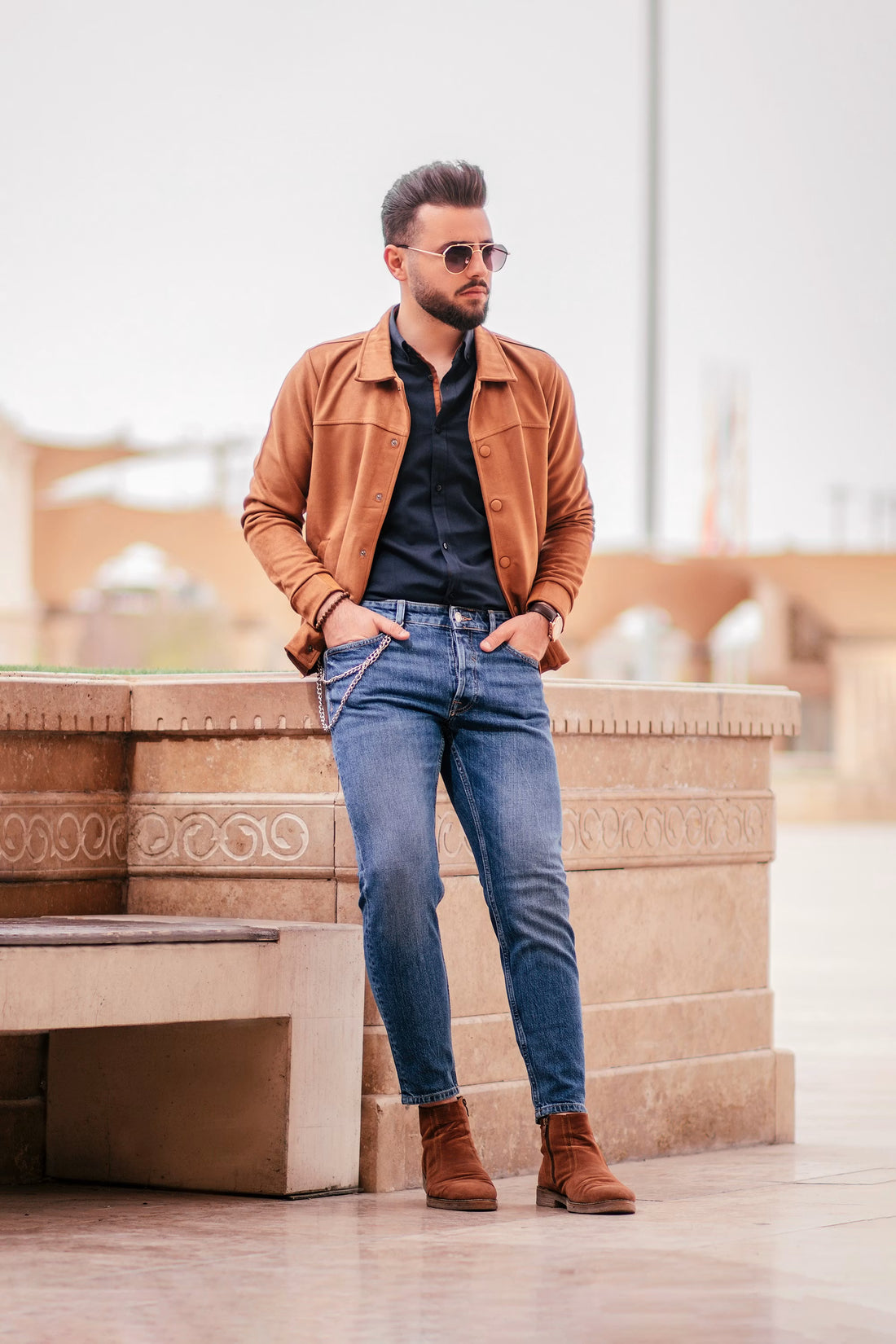Vintage Corduroy Utility Shirt Jacket