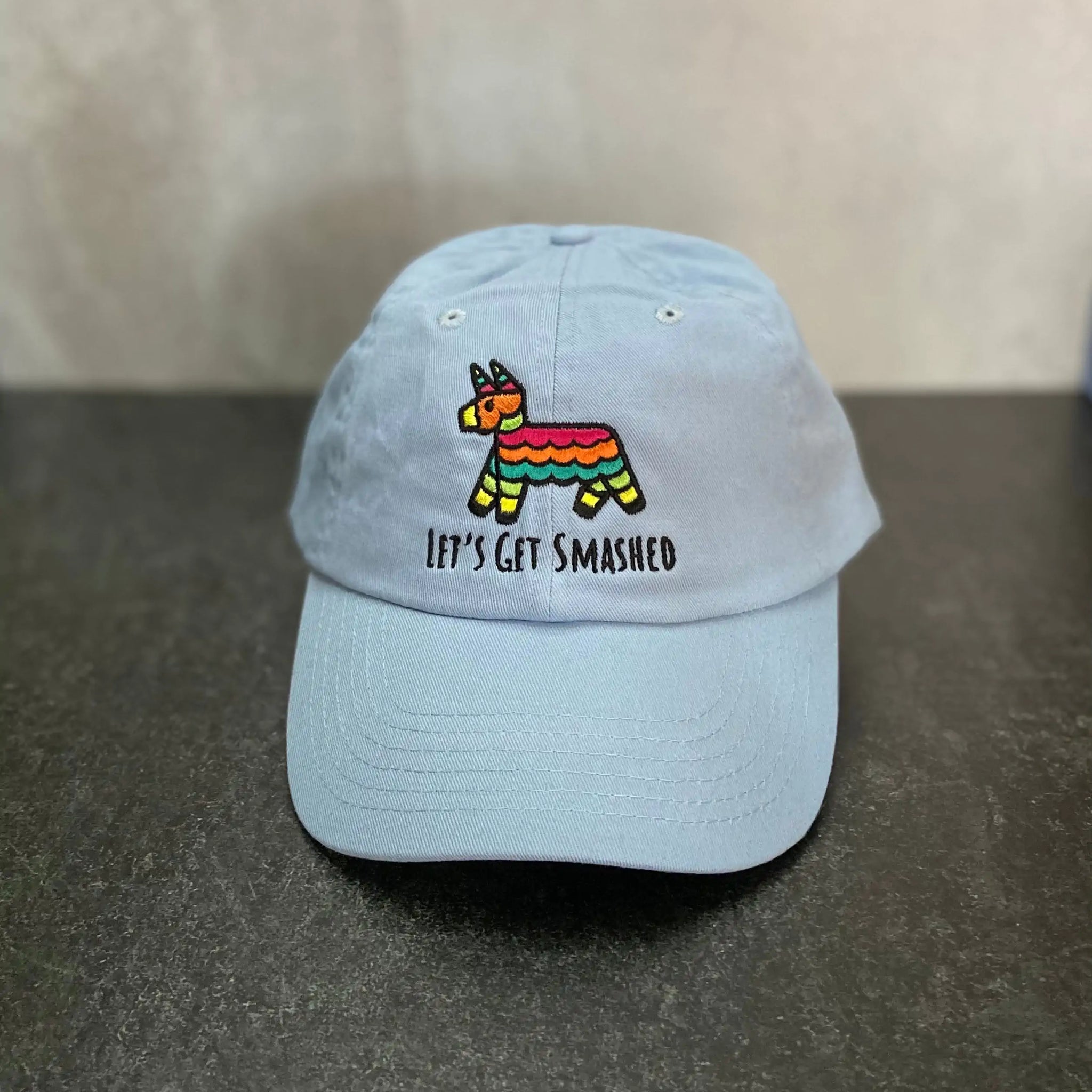 It's My Final Fiesta | Let's Get Smashed - Embroidered Bachelorette Party Dad Hats - Chilazexpress Ltd