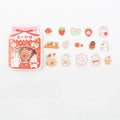 Cute Cartoon Animal & Fruit PVC Sticker Pack (45 pcs) - Chilazexpress Ltd