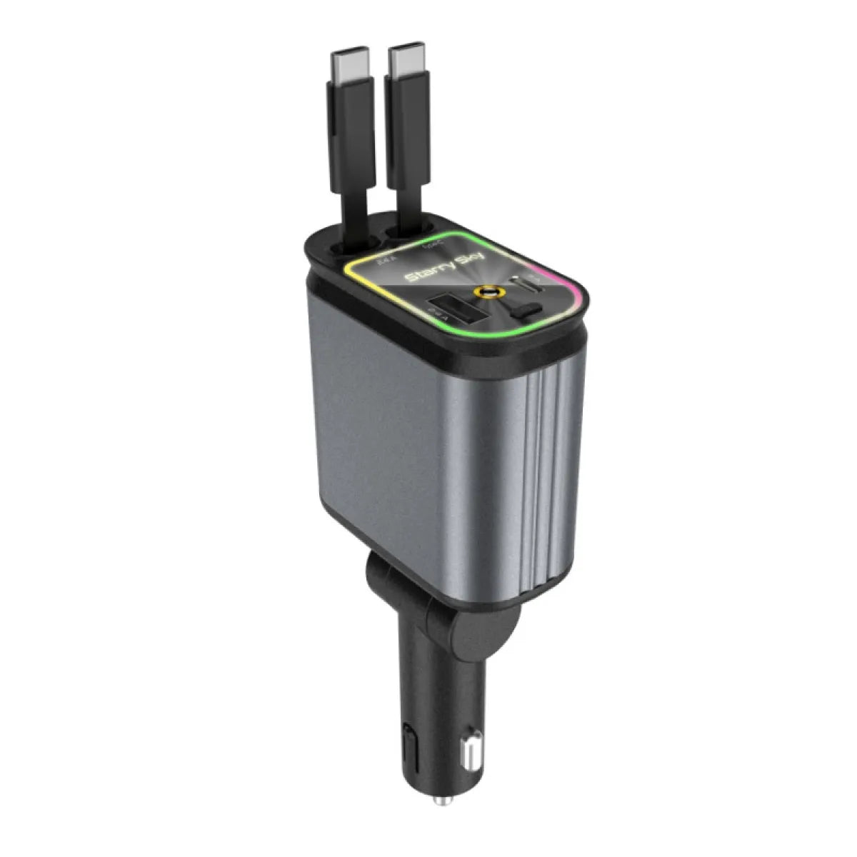 Car Mobile Phone Charger Four-in-one Multi-function Double Telescopic Strip Line - Chilazexpress Ltd