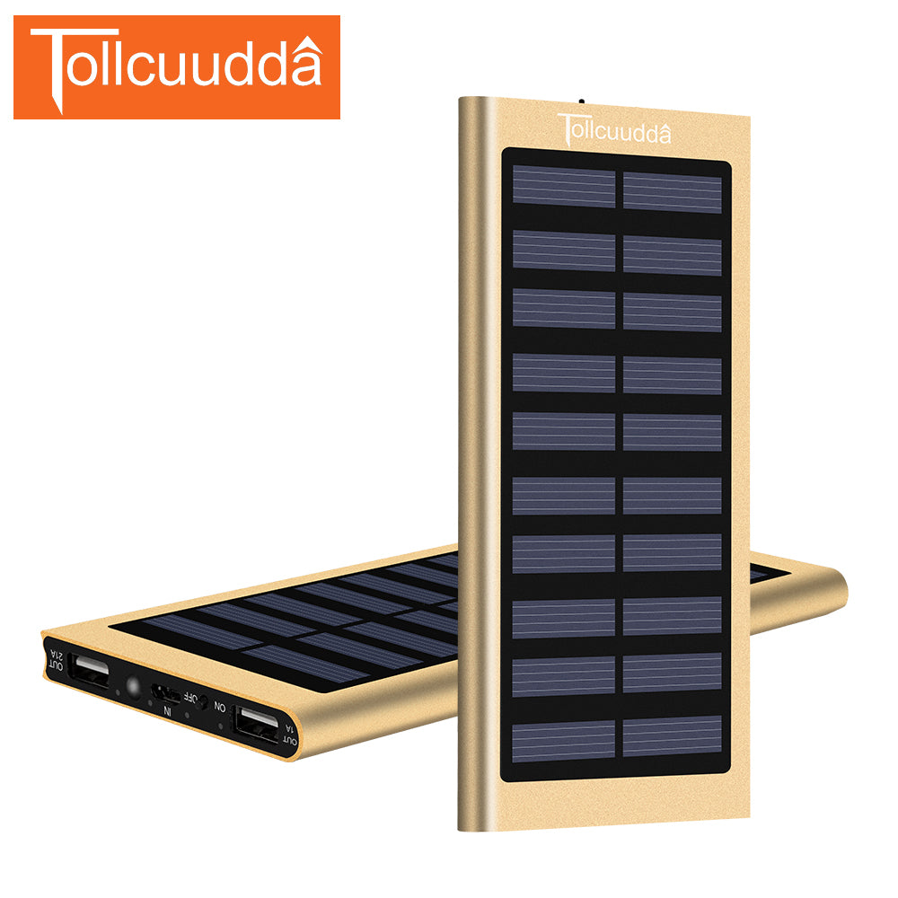 Solar Charger,8000mAh Solar Power Bank Portable External Backup