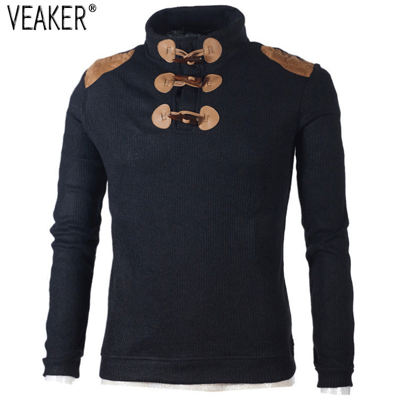 Autumn Pullover Men's Turtleneck Sweaters