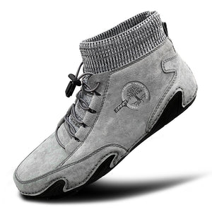 Leather Men Waterproof Lightweight Shoes