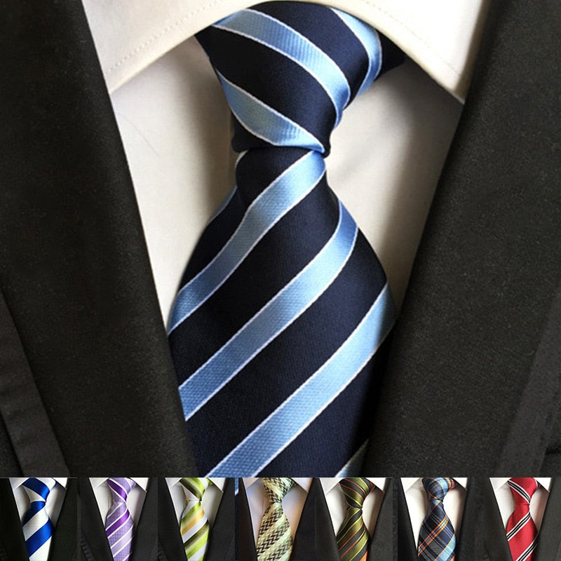 Men Tie Luxury Skinny Gravata Jacquard Ties for Mens Business Man Wedding  Formal Dress Striped Fashion Accessories Gifts Necktie