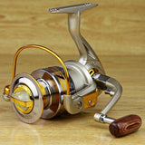 Yumoshi EF1000-7000 12BB 5.2:1 heavy metal
 rotatable Fishing Reels Fly Wheel For Fresh/ Salt Water
