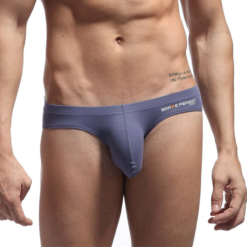 Men's Sexy Underwear Briefs U Convex Big Penis Pouch Male Slips