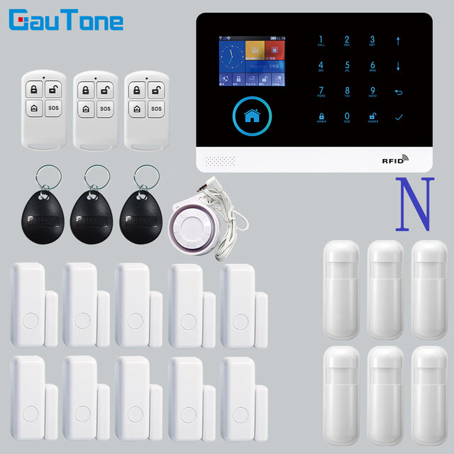 Remote Control Alarm Panel Wireless Home Security Alarm System