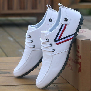 Breathable Solid Color Slip Men Driving Sneakers Shoes