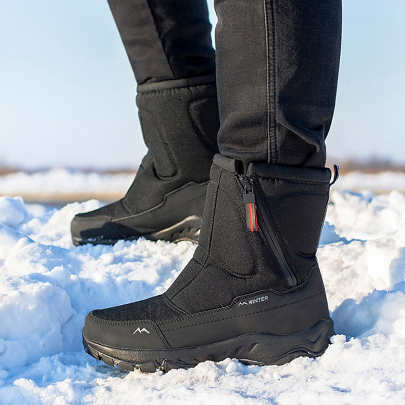 Men Women  Waterproof Non-slip Winter Snow Boots