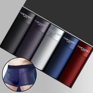 Men Breathable Hombre Bamboo Hole Large Size Panties
