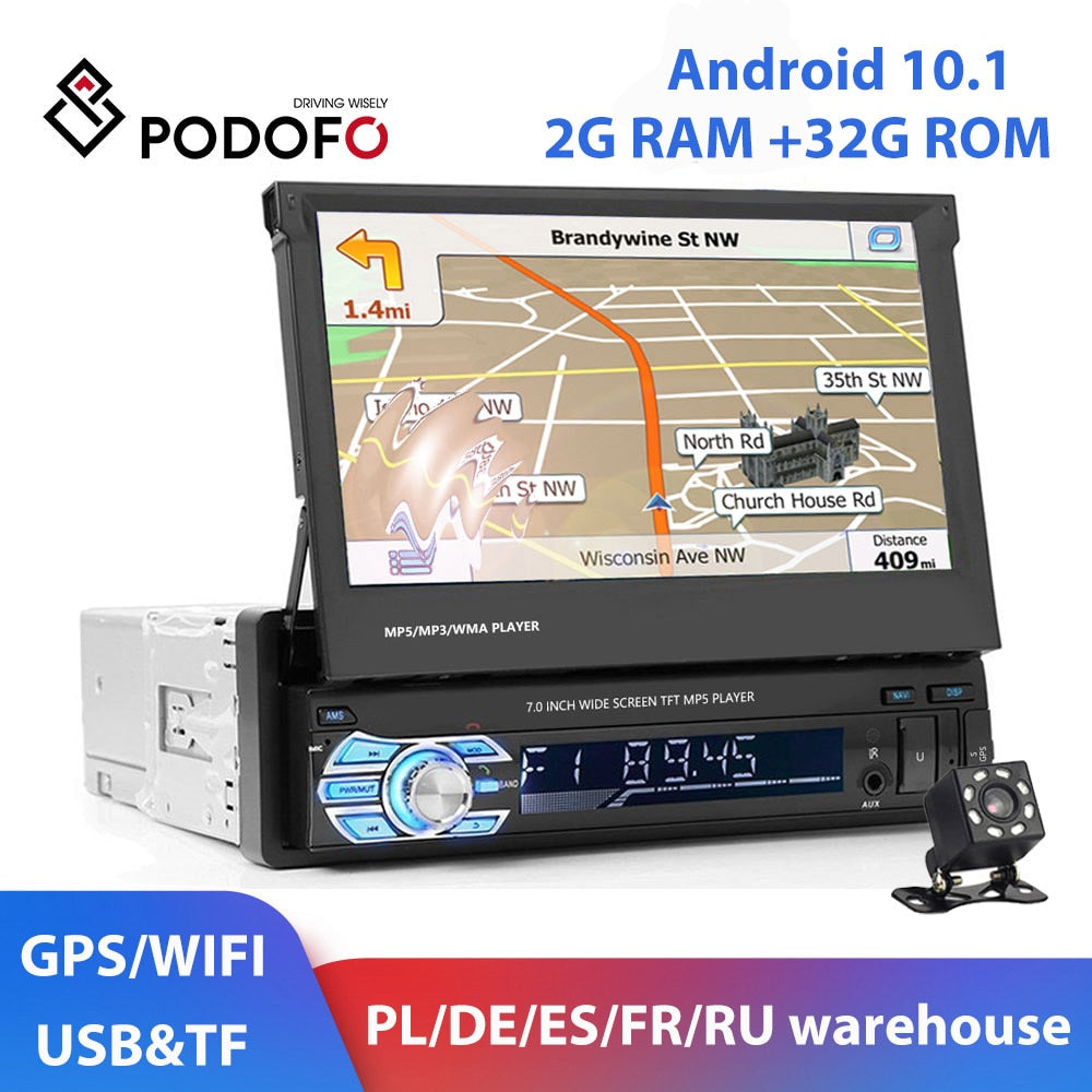 HD GPS Car Auto Radio Video Stereo Multimedia