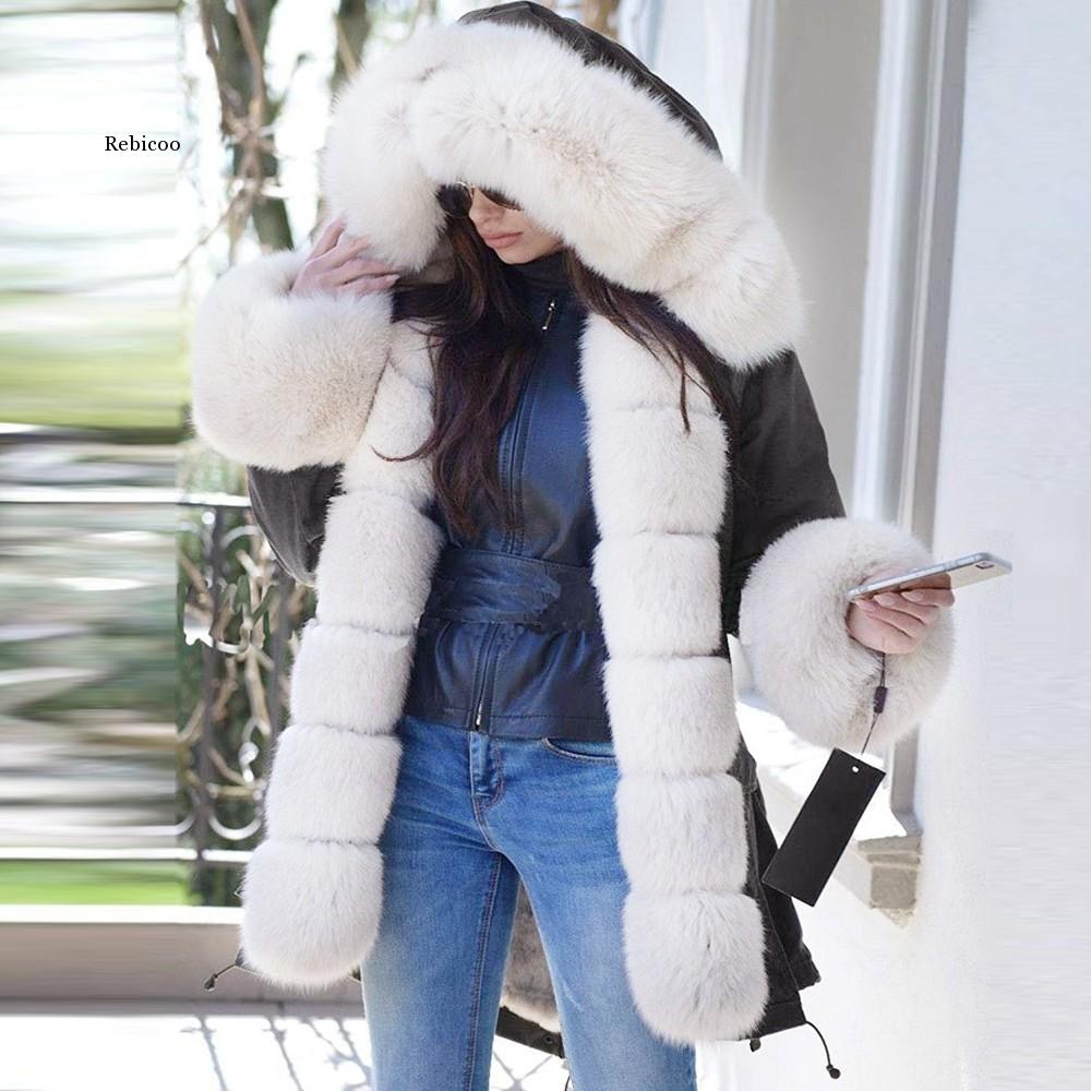 Women's Long Sleeves Faux Coat Winter Jacket