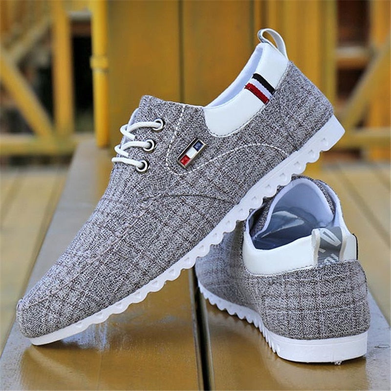 Men's casual breathable sweat-absorbent casual canvas shoes