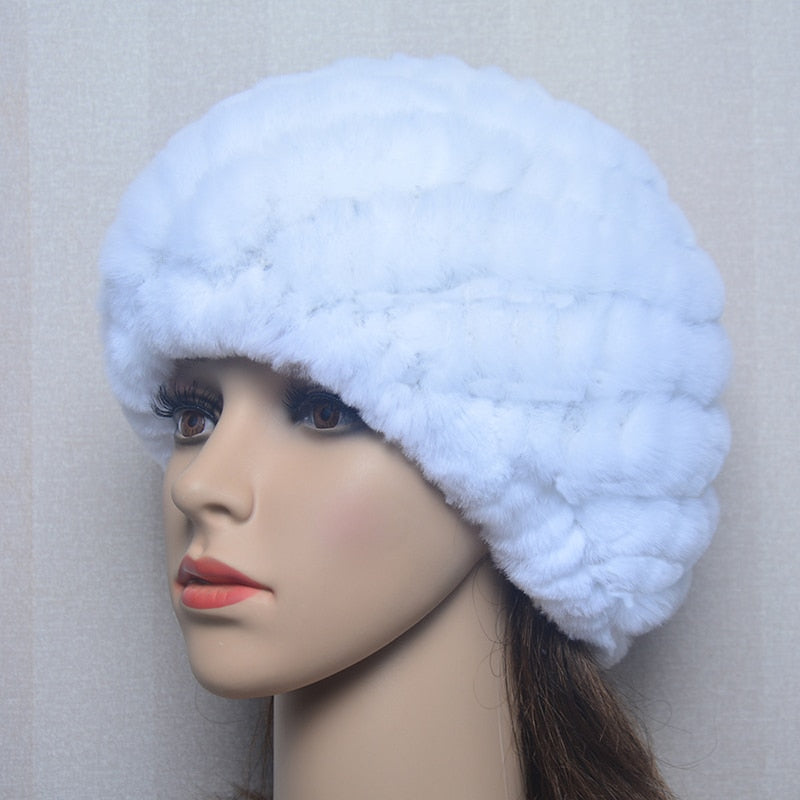 Women's Winter Warm Fur Snow Cap