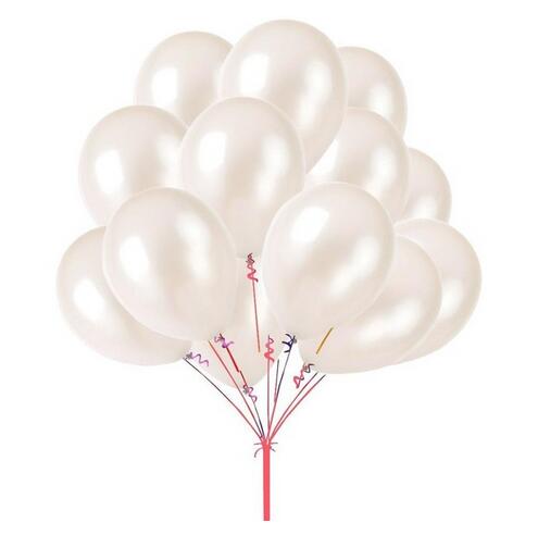 10/20/30pcs 10/12 inch Glossy Pearl Latex Birthday Party/ Wedding Colorful Balloons