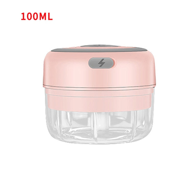 Food Chopper Garlic Crusher Mini Garlic Vegetable Chopper Machine USB  Kitchen