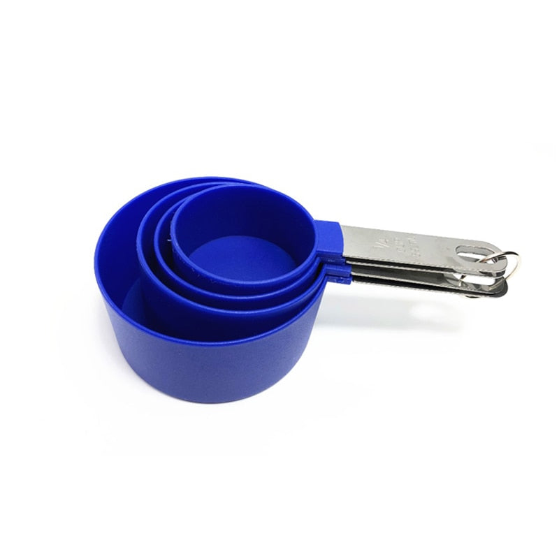 4Pcs/5pcs/10pcs Multi Purpose Spoons/Cup Measuring Tools PP Baking Accessories Stainless Steel/Plastic Handle Kitchen Gadgets