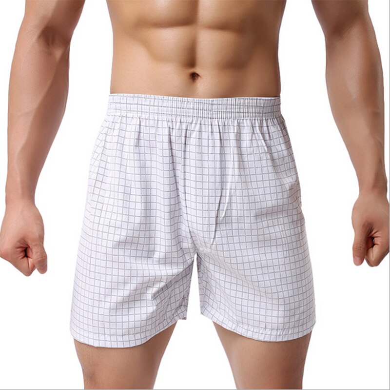 New Men Underwear Sexy Boxers Loose Shorts Men&#39;s Trunks Comfortable Short Sleep Homewear Men Casual Boxer Underpants Nightwear