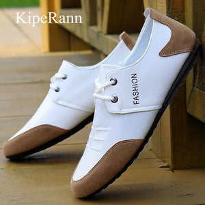 Breathable Solid Color Slip Men Driving Sneakers Shoes