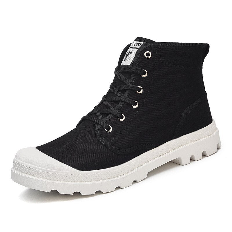 Men's High-top Military Ankle Boots Shoes