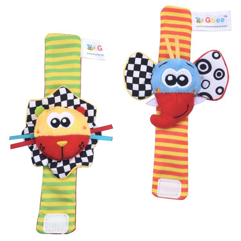 Baby Toys 0-12 Months Cute Stuffed Animals Baby Rattle Socks