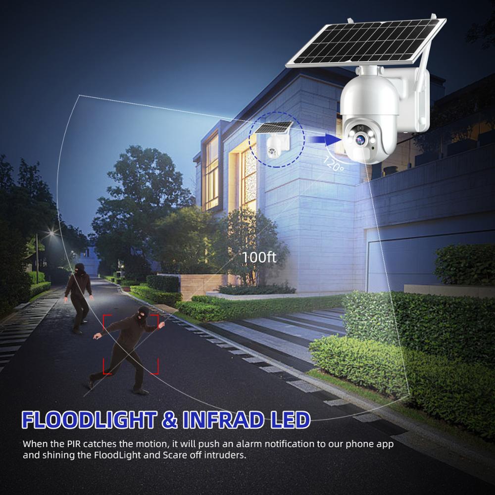 Solar Security PIR Motion Detection Surveillance Camera CCTV