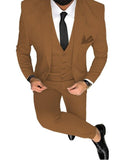 Men Suit Prom Tuxedo 3 Piece (jacket+vest+pant) Groom Wedding Suit For Men