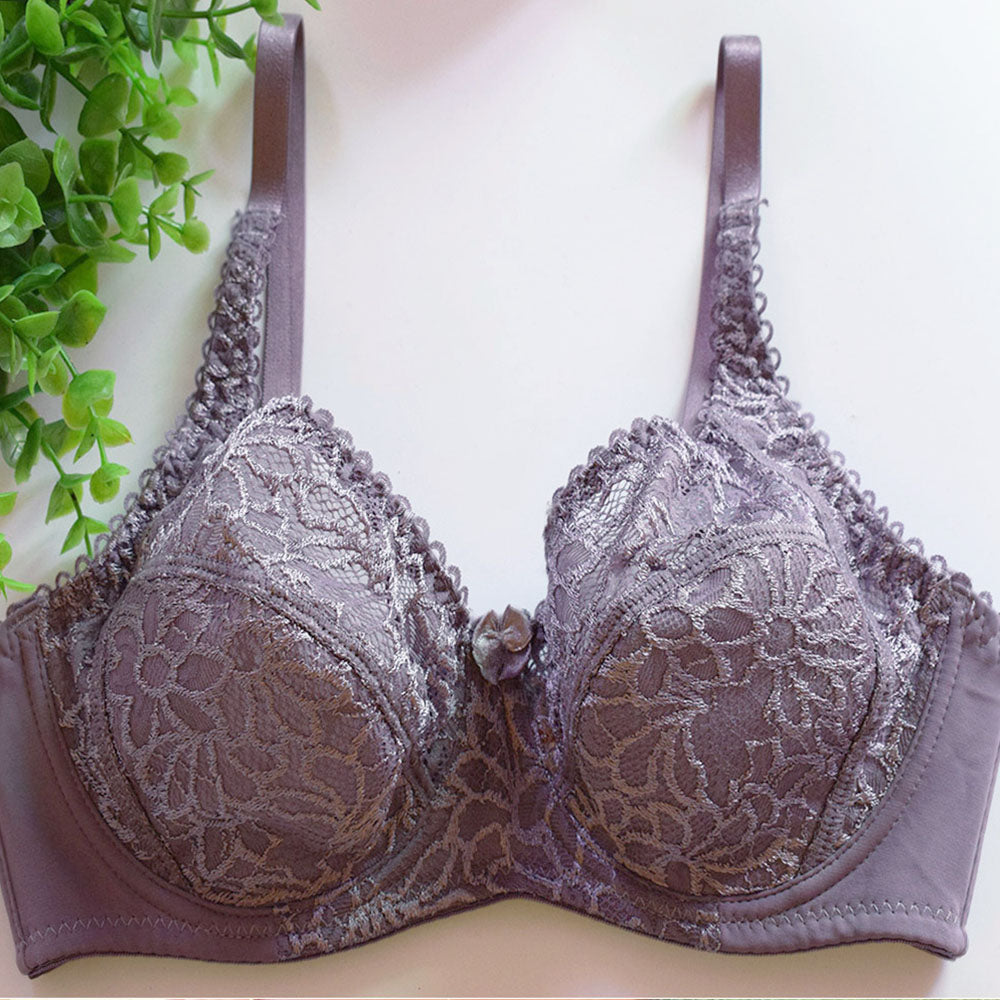 Sexy styling lace lace B cup bra back front buckle bra with steel ring –  Chilazexpress Ltd