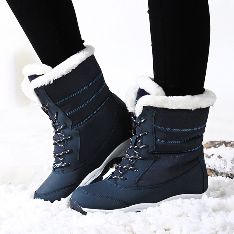 Waterproof  Women Winter Boots Shoes