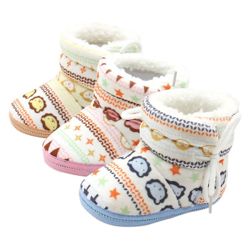 Spring Warm Cute Baby Boots 6-12M