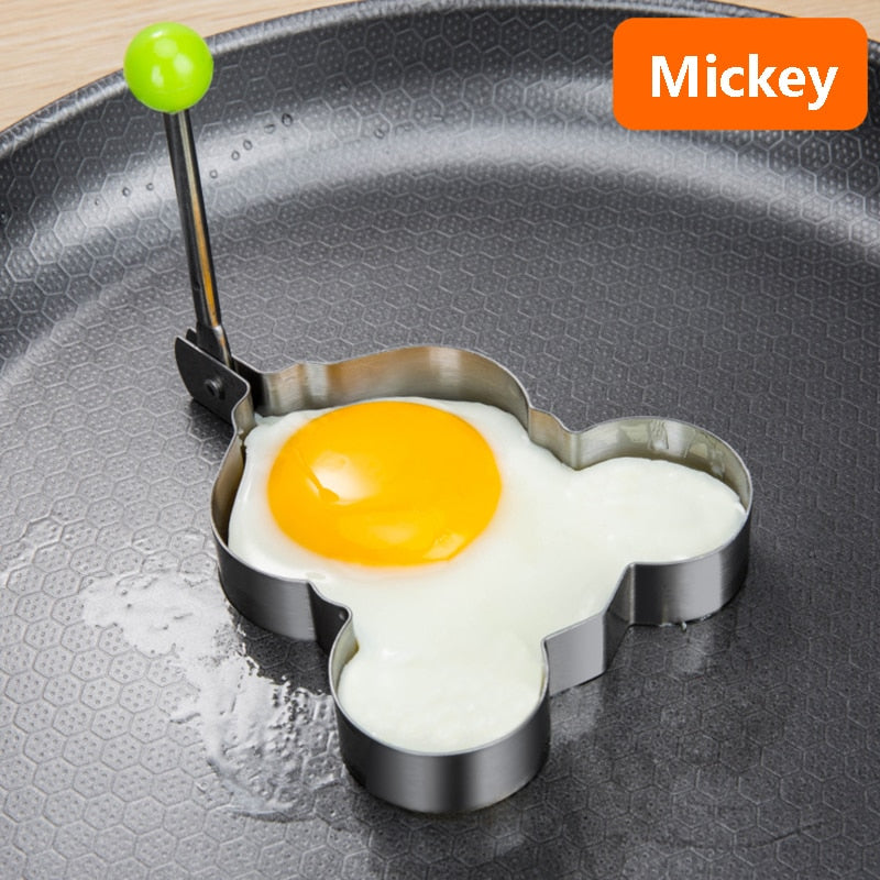 Egg Cooker Fried Egg Pancake Mold Stainless Steel Unique Kitchen