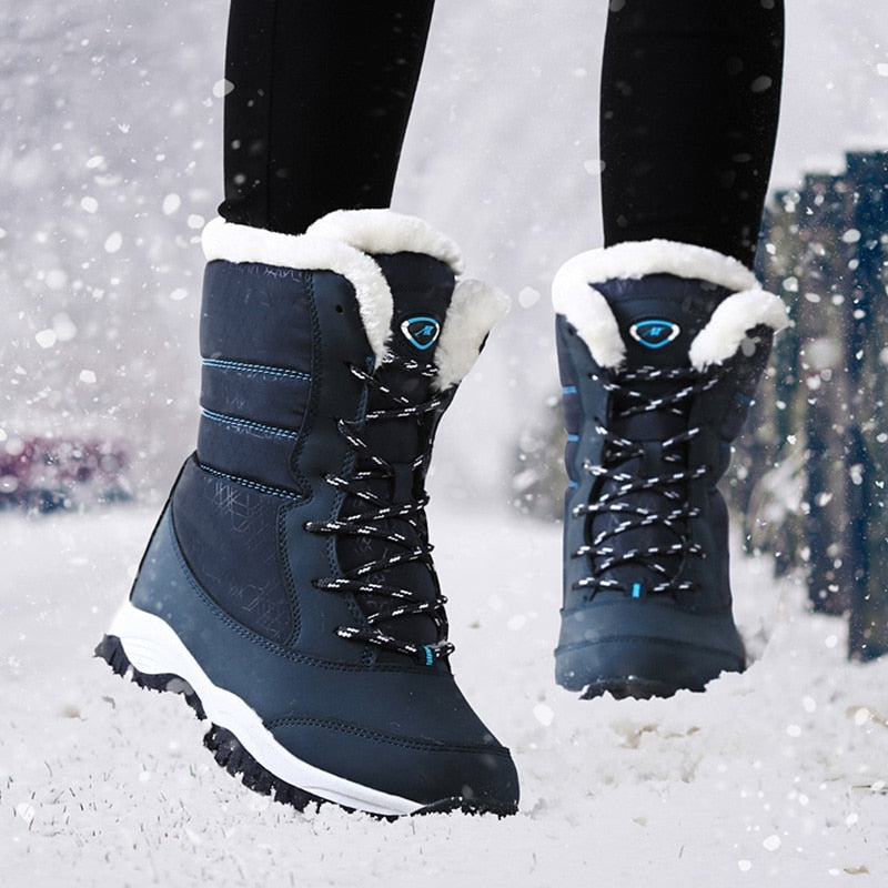 Waterproof  Women Winter Boots Shoes