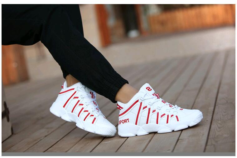 Men Casual Walking Breathable Lace-Up Shoes