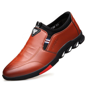 Non-Slip Breathable Spring Men Leather Shoes
