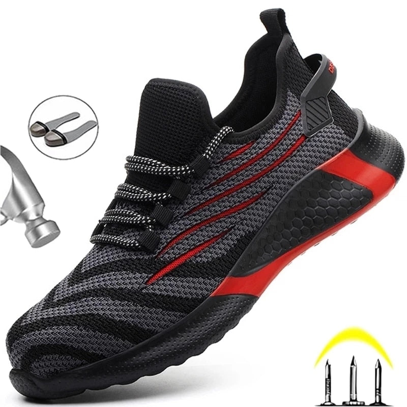 Men Anti-puncture Work Safety Sneakers Shoes